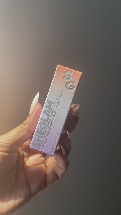 Labial mate de larga duración Sheglam Dynamatte Boom