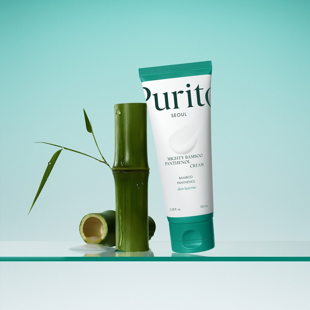 Crema hidratante de Bambú y Pantenol Purito Seoul Mighty Bamboo Panthenol Cream 10ml