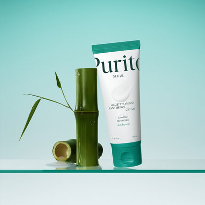 Crema hidratante de Bambú y Pantenol Purito Seoul Mighty Bamboo Panthenol Cream 10ml
