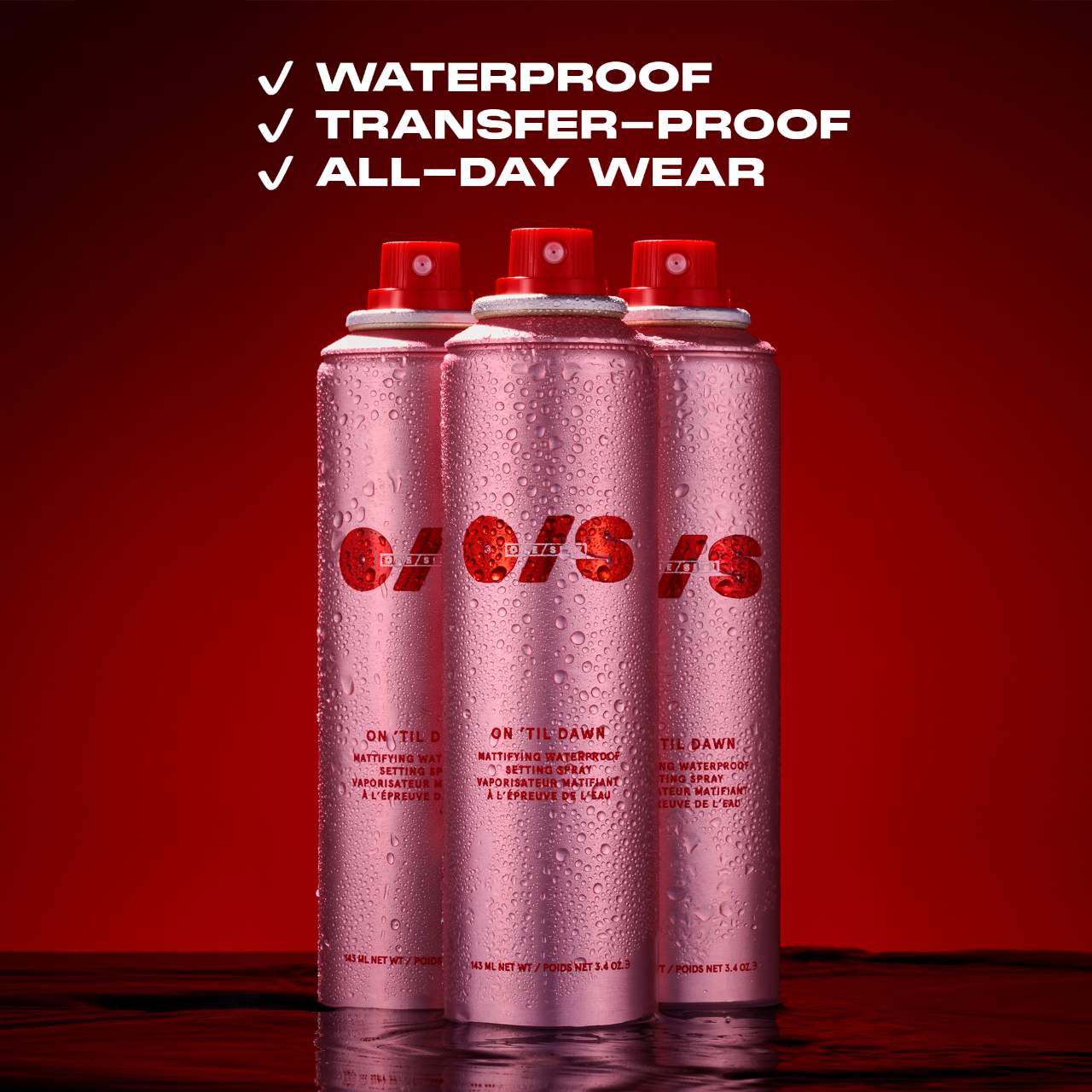 Fijador de maquillaje ONE/SIZE by Patrick Starrr  On 'Til Dawn Mattifying Waterproof Setting Spray