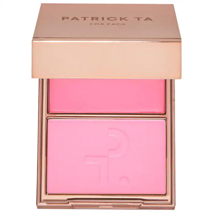 Rubor Dúo Compacto Patrick Ta Major Headlines Double-Take Crème & Powder Blush Duo