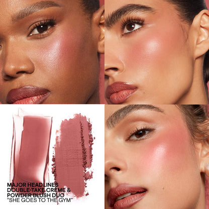 Rubor Patrick Ta Major Headlines Double-Take Crème & Powder Blush Duo