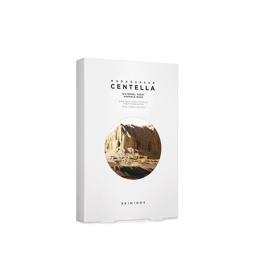 Mascarilla facial hidratante con Centella Asiática Skin1004 Centella Watergel Sheet Ampoule Mask