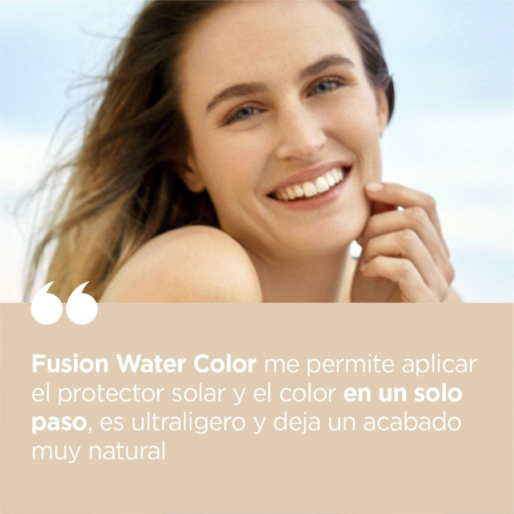 Protector Solar con Color Tono Claro Isdin Fotoprotector Fusion Water Color Light 50ml