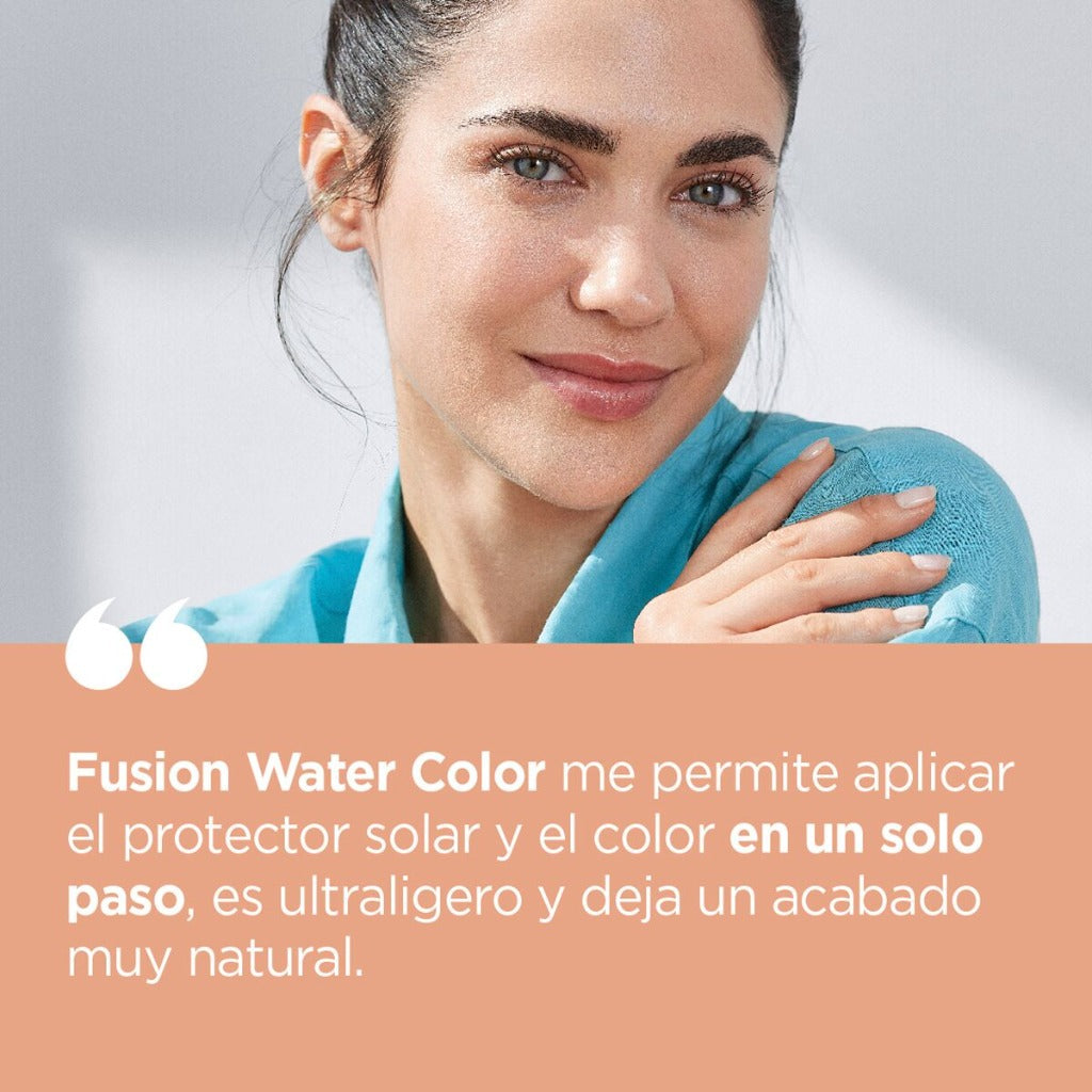 Protector Solar con Color Tono Medio Isdin Fotoprotector Fusion Water Color Medium